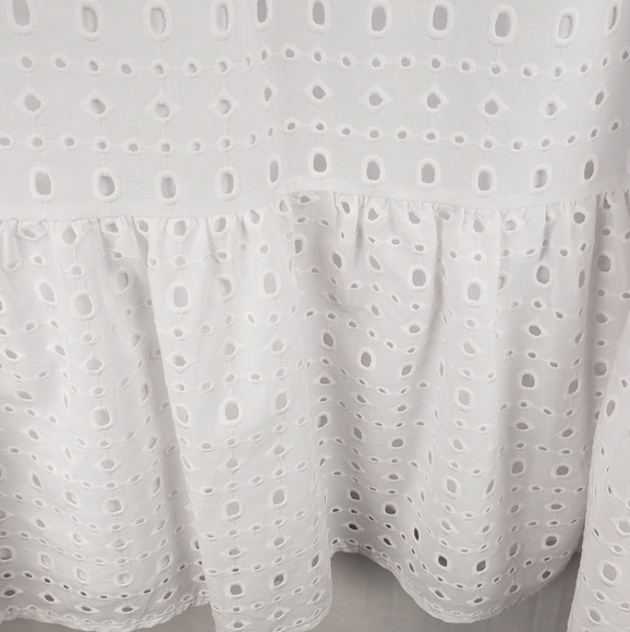 NWT Time And Tru White Eyelet Maxi Skirt with Pockets Sz 16-18 - Picture 3 of 8